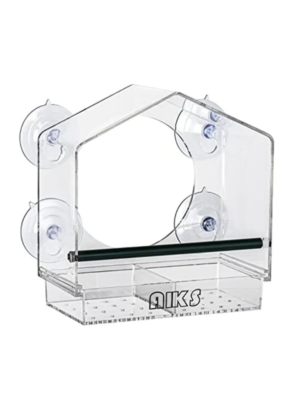 Window Bird Feeder with 4 Extra Strong Suction Cups, Large Outdoor Bird House